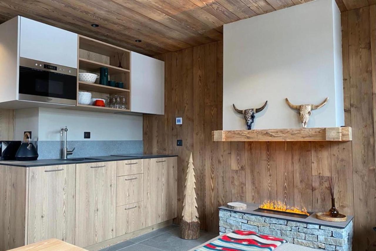 Apartment Navajo By Japandi Home Megève Dış mekan fotoğraf