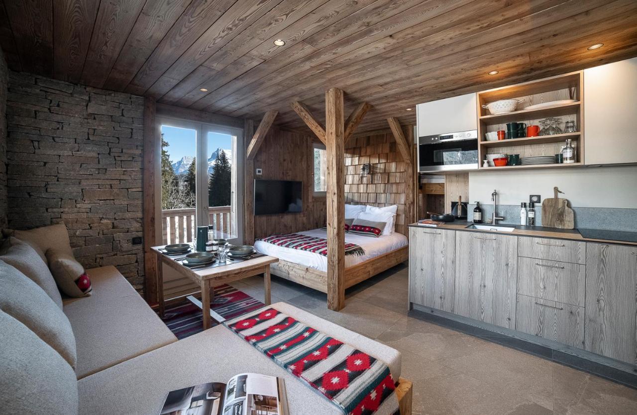 Apartment Navajo By Japandi Home Megève Dış mekan fotoğraf
